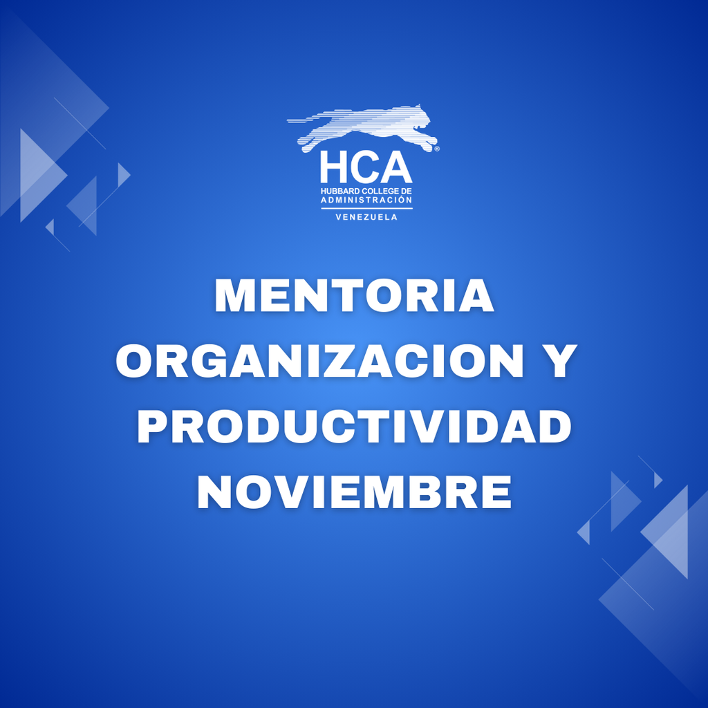 Mentoria de Organizacion y Productividad