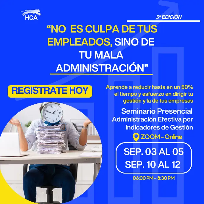 SEMINARIO ADMINISTRACIÓN EFECTIVA POR INDICADORES DE GESTION-SEPTIEMBRE 24´